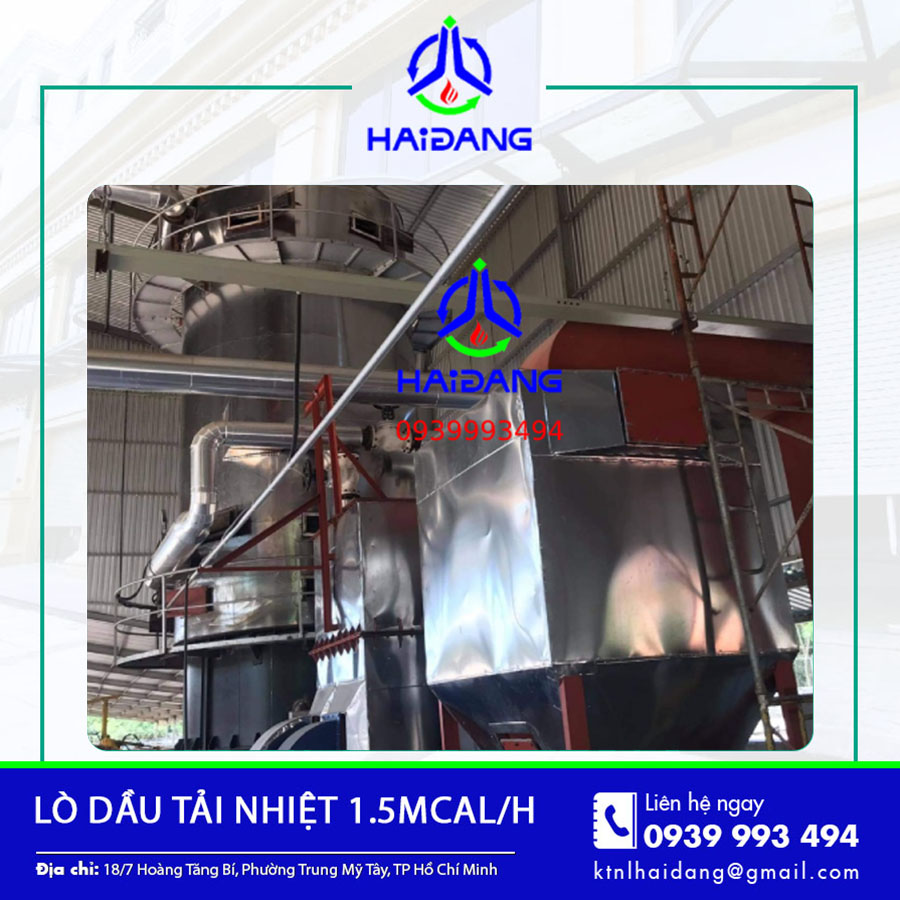 Cận cảnh bộ phận buồng đốt của lò dầu tải nhiệt 1.5Mcal/h Cận cảnh bộ phận buồng đốt của lò dầu tải nhiệt 1.5Mcal/h