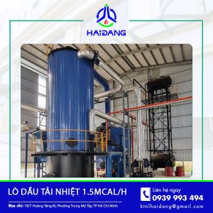 Lò dầu tải nhiệt 1.5Mcal/h