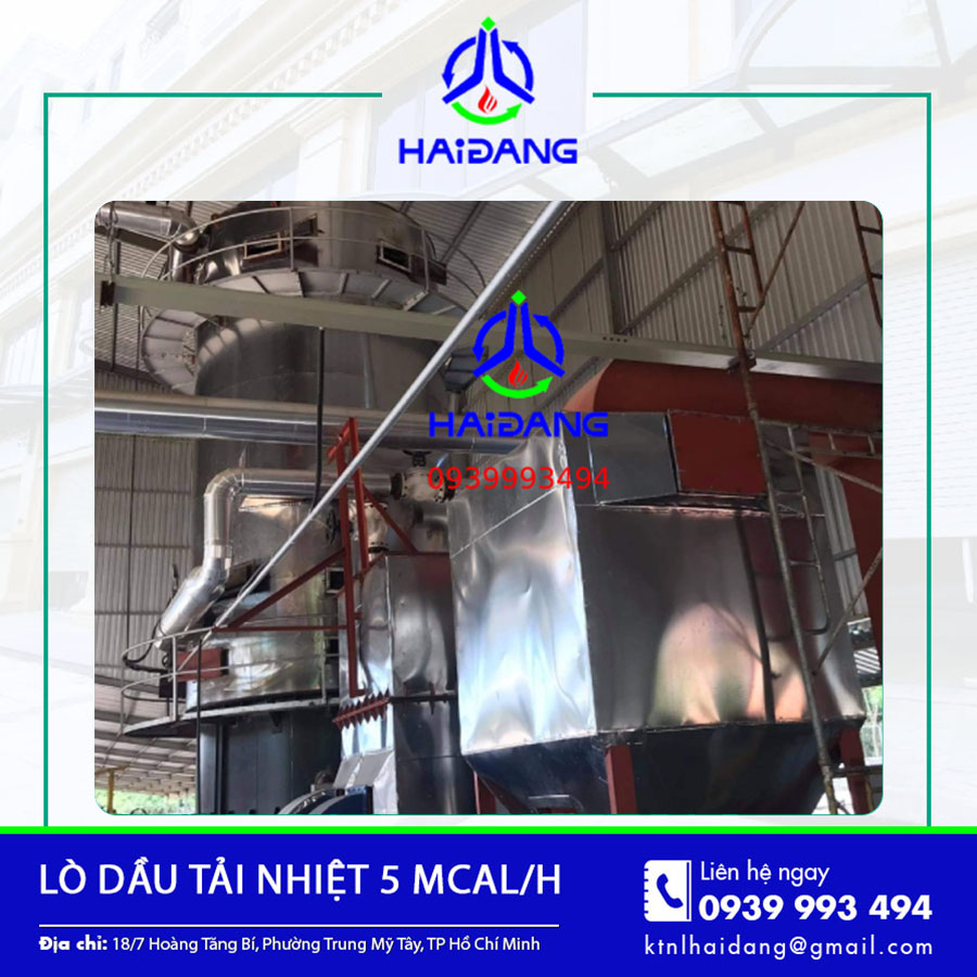 Hình ảnh lò dầu tải nhiệt 5 Mcal/h công suất lớn, đáp ứng nhu cầu nhiệt Hình ảnh lò dầu tải nhiệt 5 Mcal/h công suất lớn, đáp ứng nhu cầu nhiệt