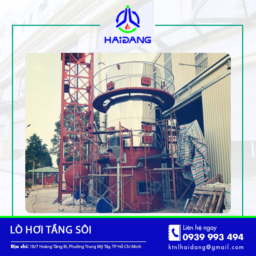 Hình ảnh lò hơi tầng sôi công nghiệp thiết kế hiện đại, vận hành ổn định Hình ảnh lò hơi tầng sôi công nghiệp thiết kế hiện đại, vận hành ổn định