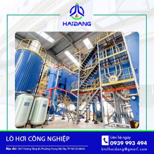 Toàn cảnh lò sau khi lắp đặt và chạy thử.