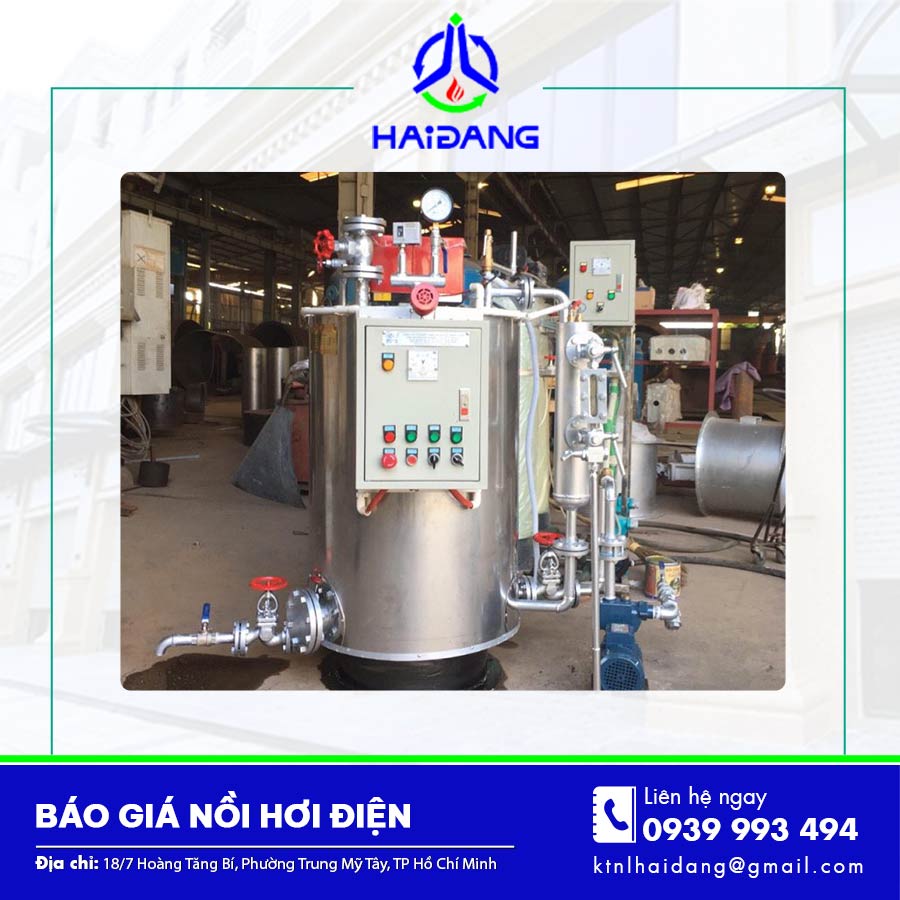 Báo giá nồi hơi điện