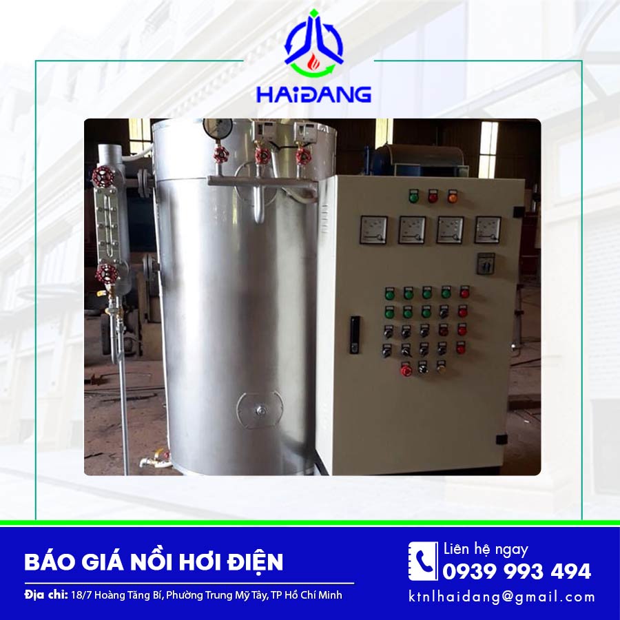 Báo giá nồi hơi điện
