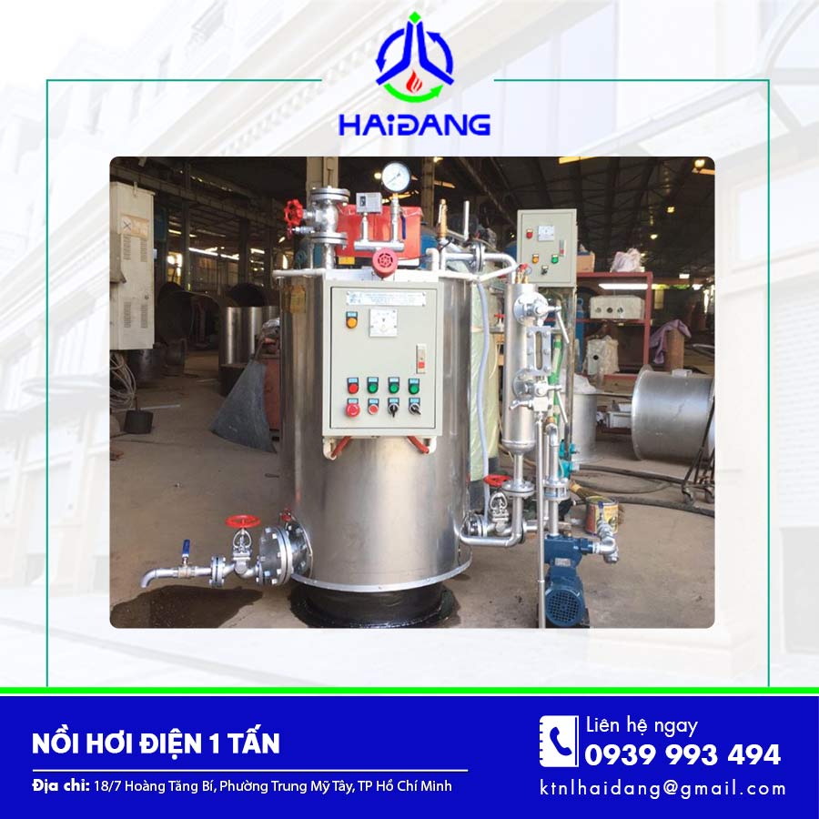 Nồi hơi điện 1 tấn