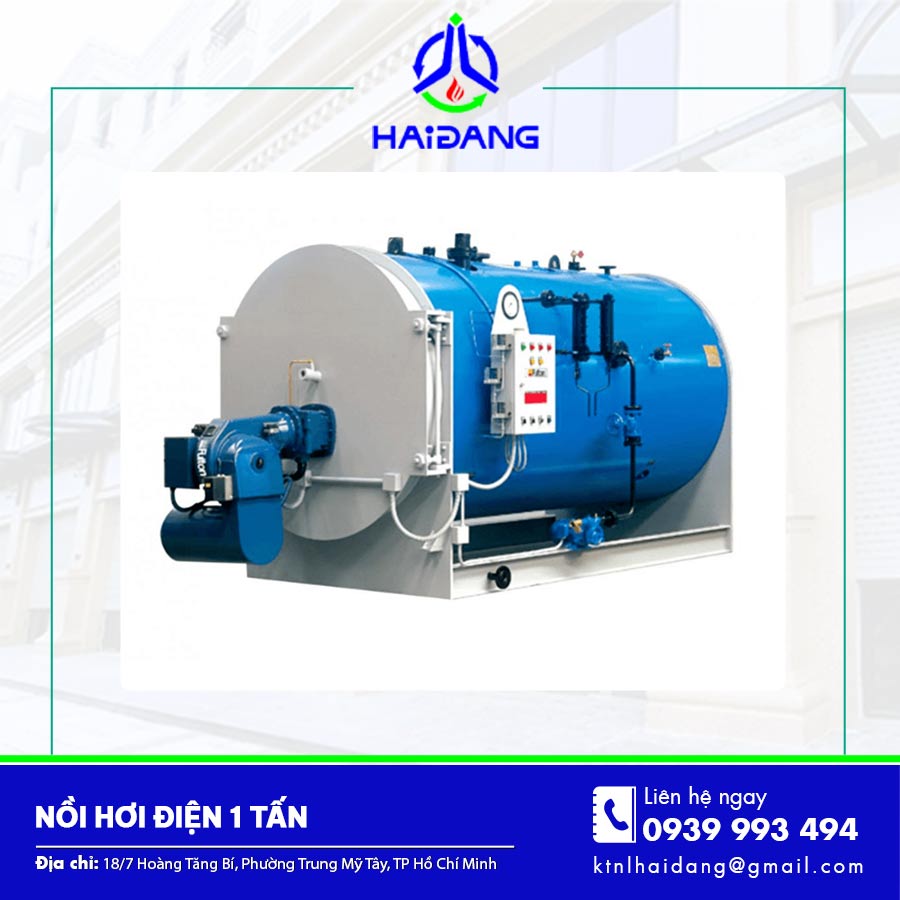 Nồi hơi điện 1 tấn