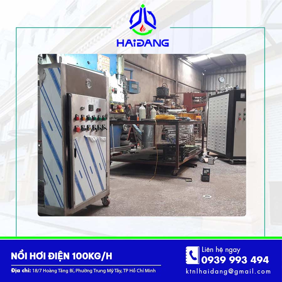 Nồi hơi điện 100kg/h