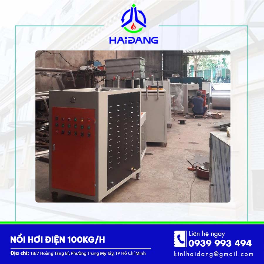 Nồi hơi điện 100kg/h