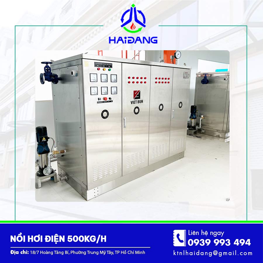 Nồi hơi điện 500kg/h