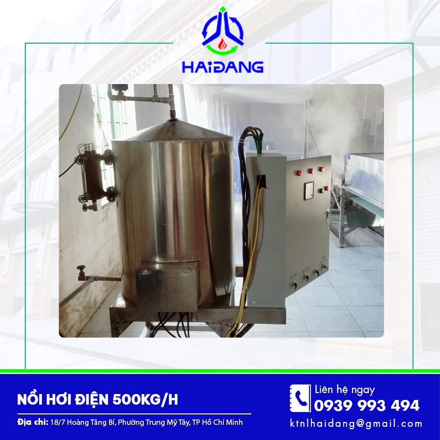 Nồi hơi điện 500kg/h