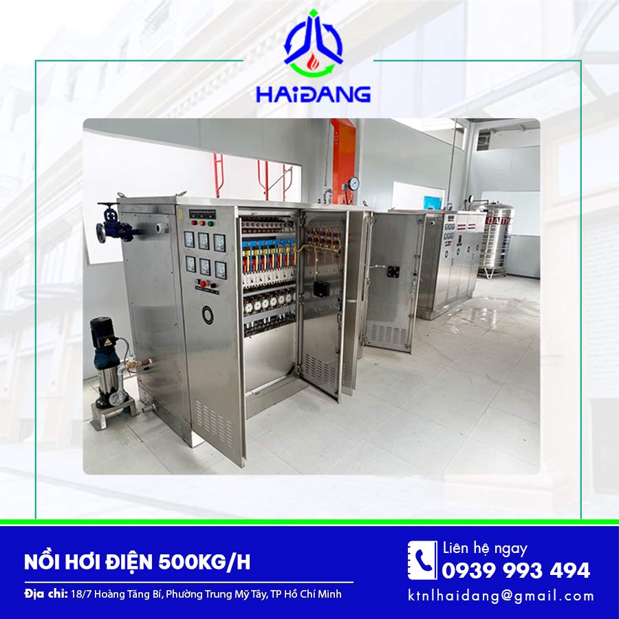 Nồi hơi điện 500kg/h