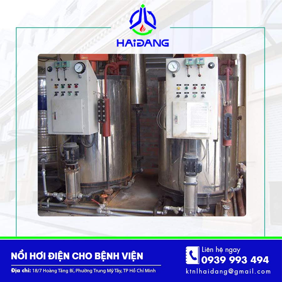 Nồi hơi điện cho bệnh viện