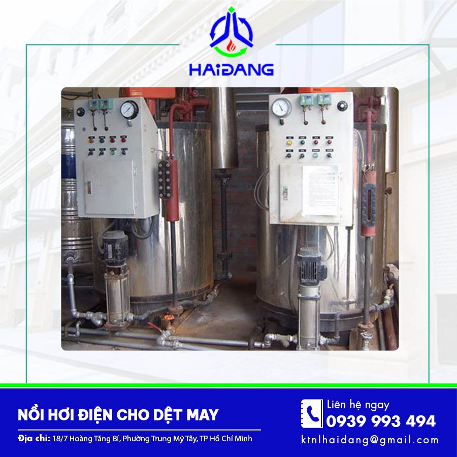 Nồi hơi điện cho dệt may