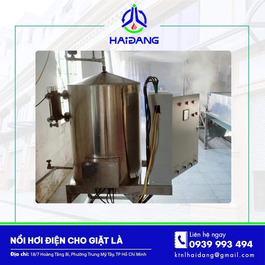 Nồi hơi điện cho giặt là