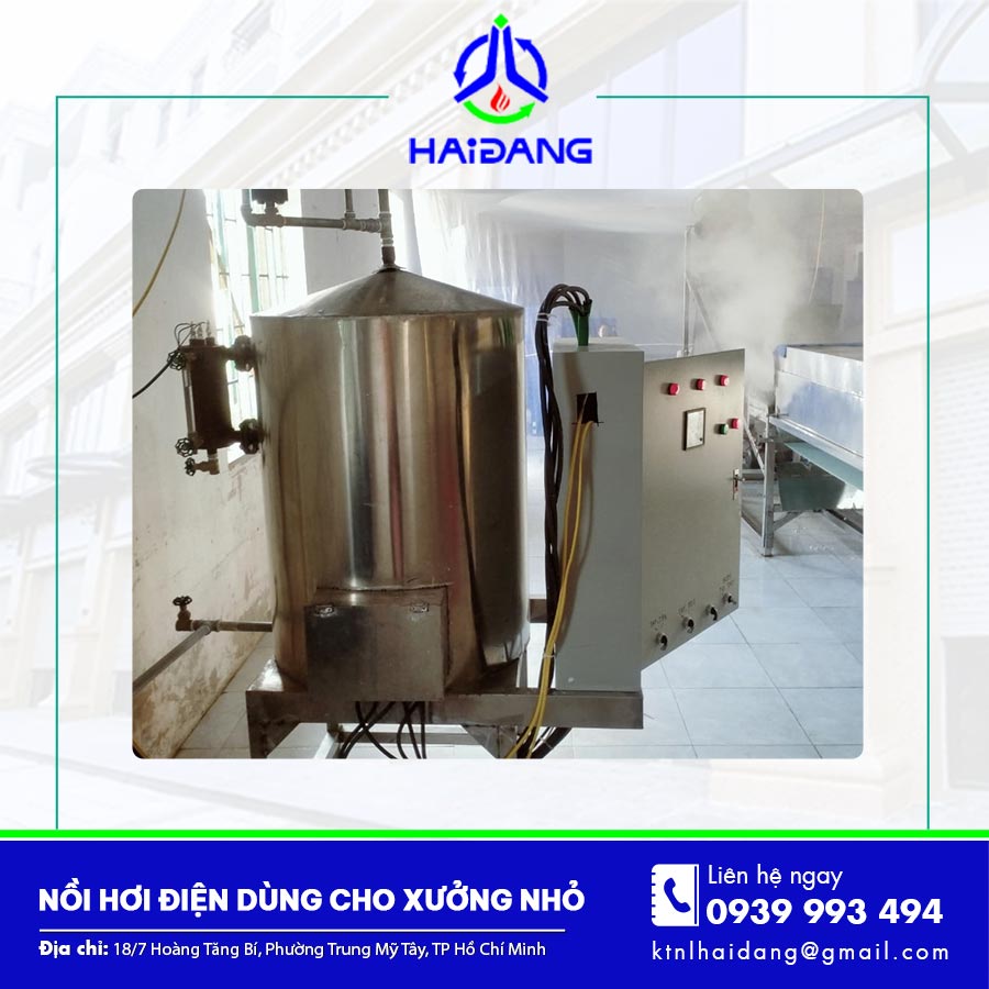 Nồi hơi điện dùng cho xưởng nhỏ