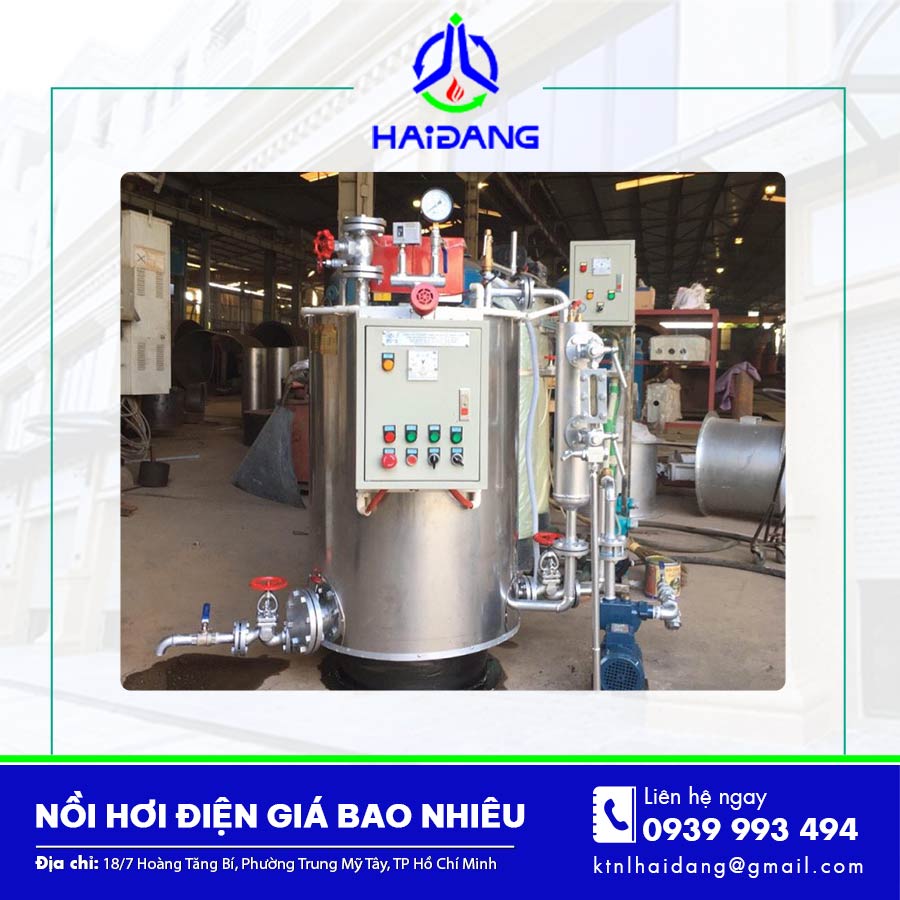 Nồi hơi điện giá bao nhiêu