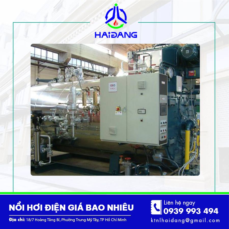 Nồi hơi điện giá bao nhiêu