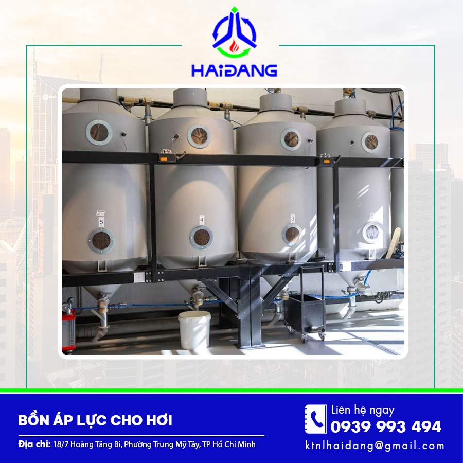 Bồn áp lực cho hơi