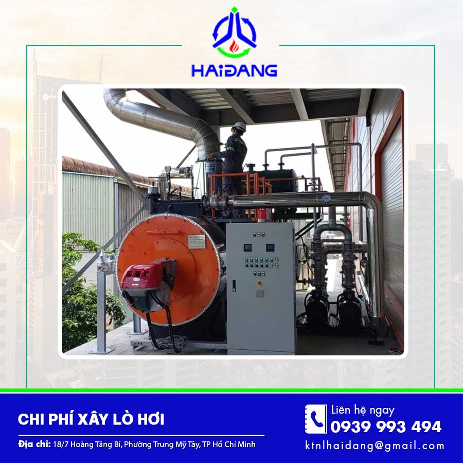 Chi phí xây lò hơi
