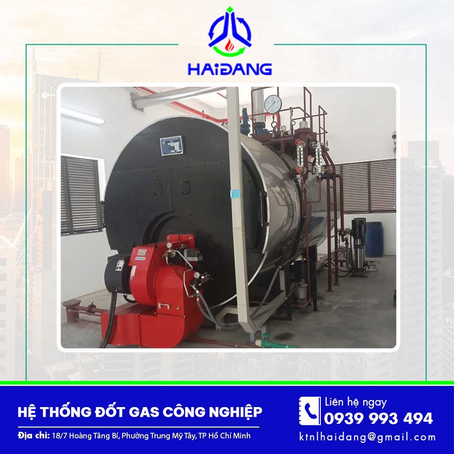 hệ thống đốt gas công nghiệp