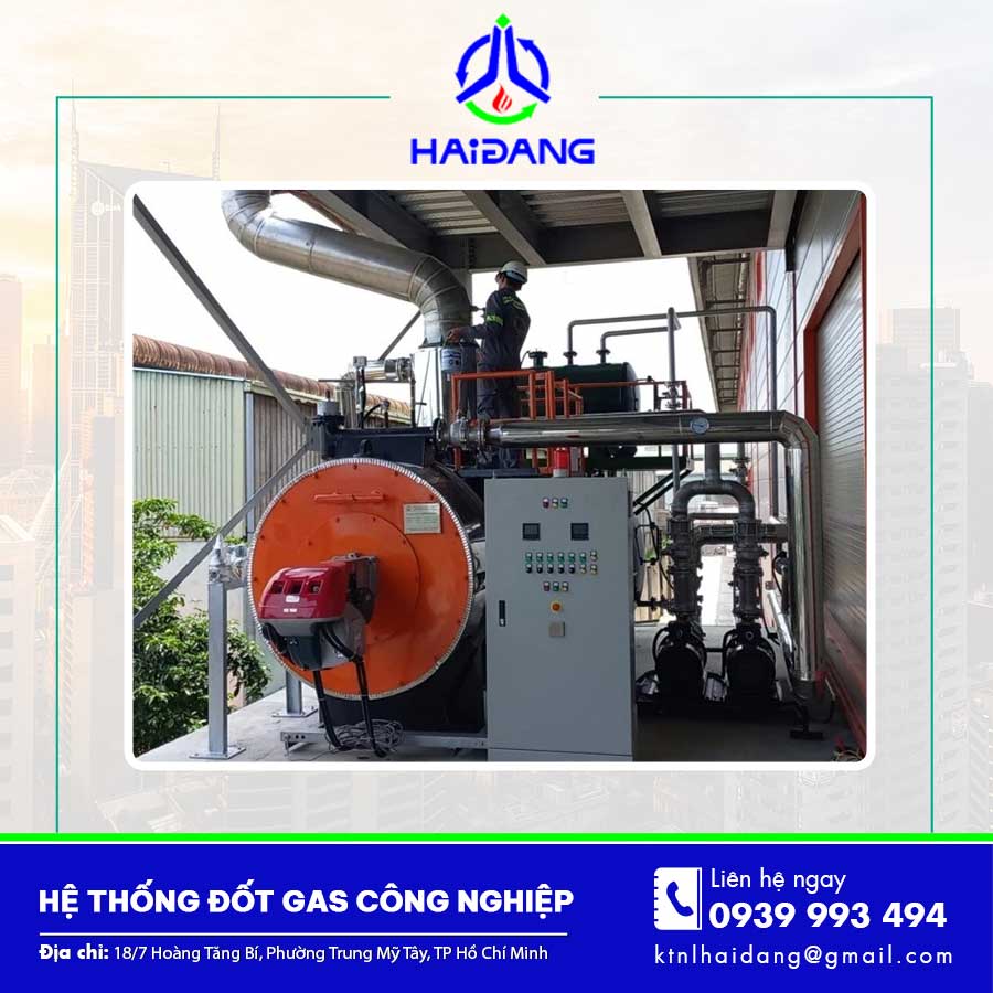 hệ thống đốt gas công nghiệp