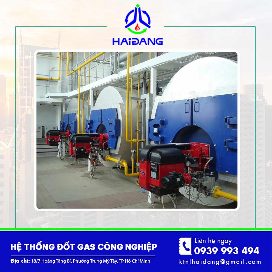 hệ thống đốt gas công nghiệp