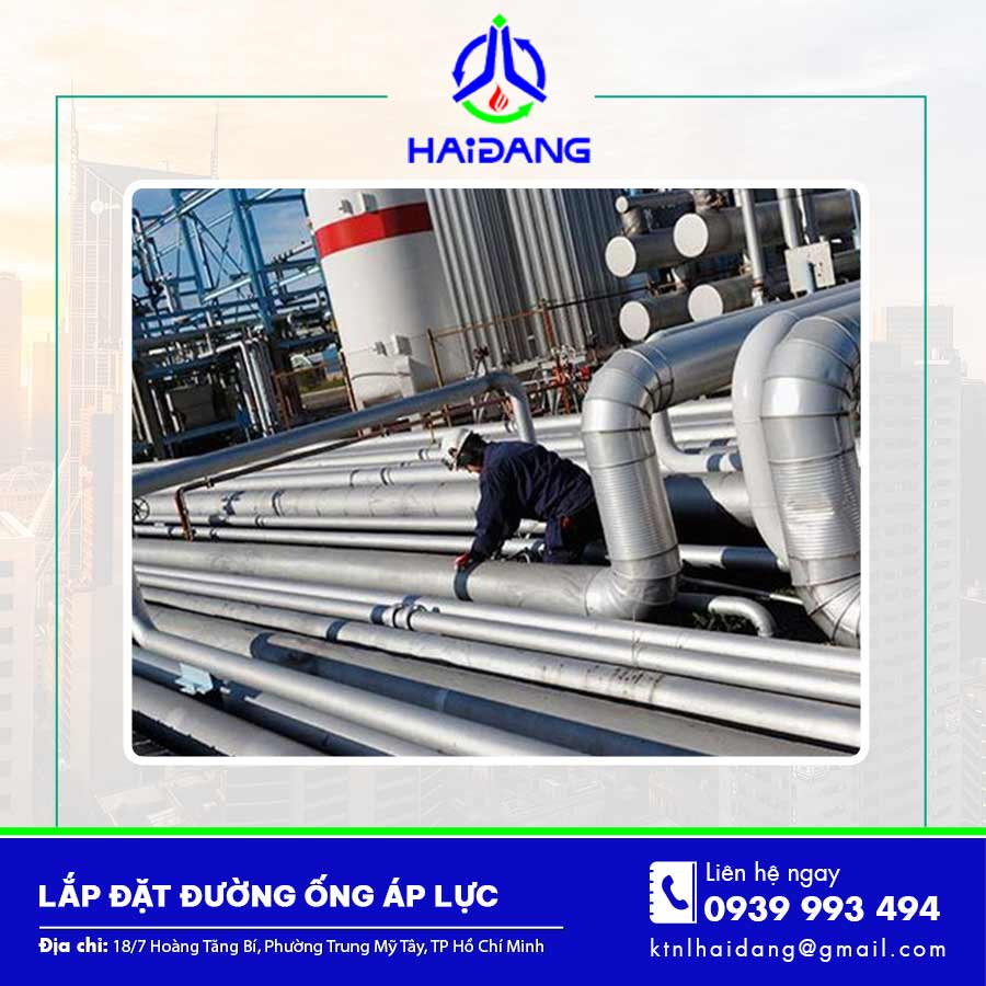 Lắp đặt đường ống áp lực