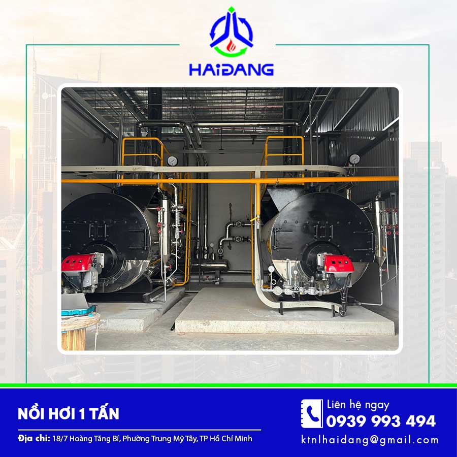 Nồi hơi 1 tấn