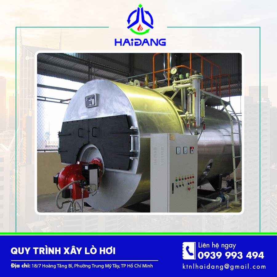Quy trình xây lò hơi
