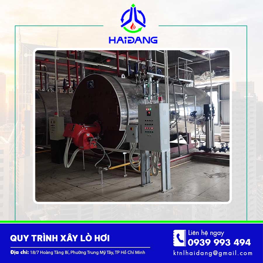 Quy trình xây lò hơi