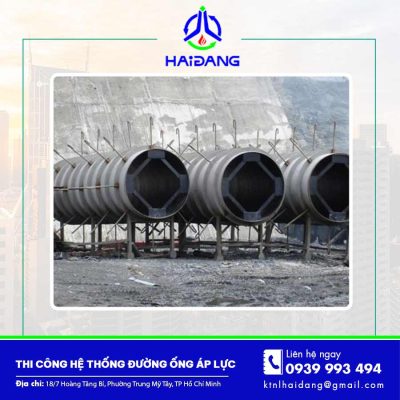 Thi công hệ thống đường ống áp lực