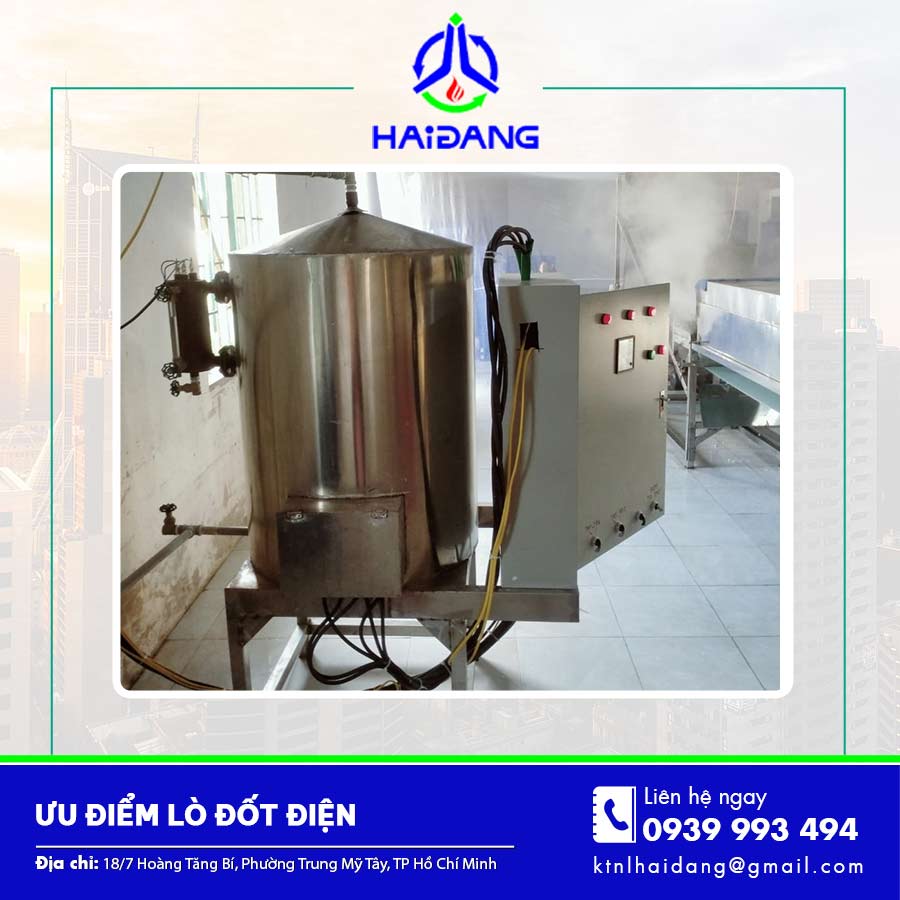 ưu điểm lò đốt điện